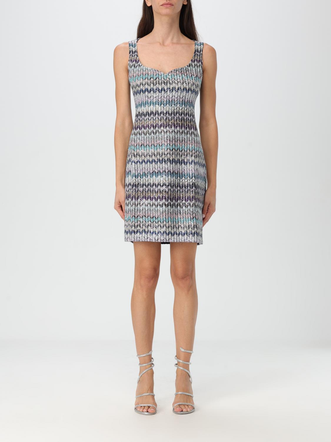 MISSONI DRESS: Dress woman Missoni, Silver - Img 1