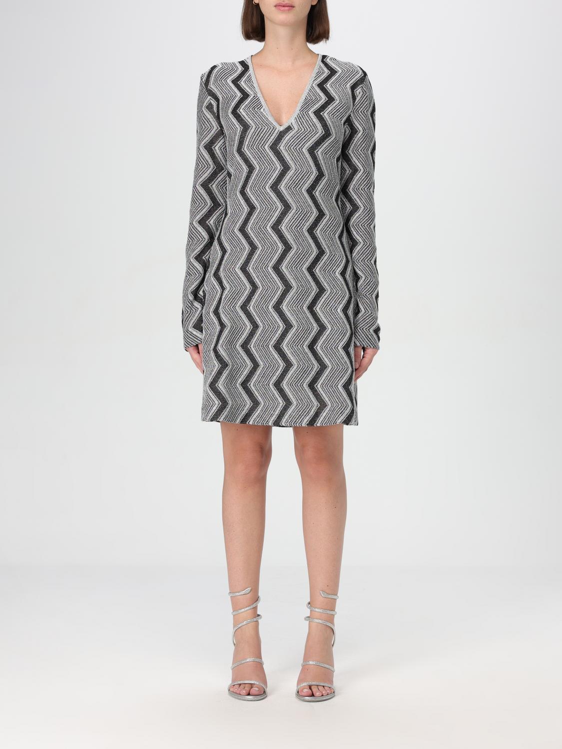 MISSONI DRESS: Dress woman Missoni, Silver - Img 1