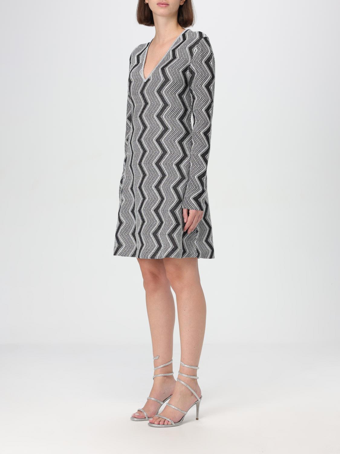 MISSONI DRESS: Dress woman Missoni, Silver - Img 3