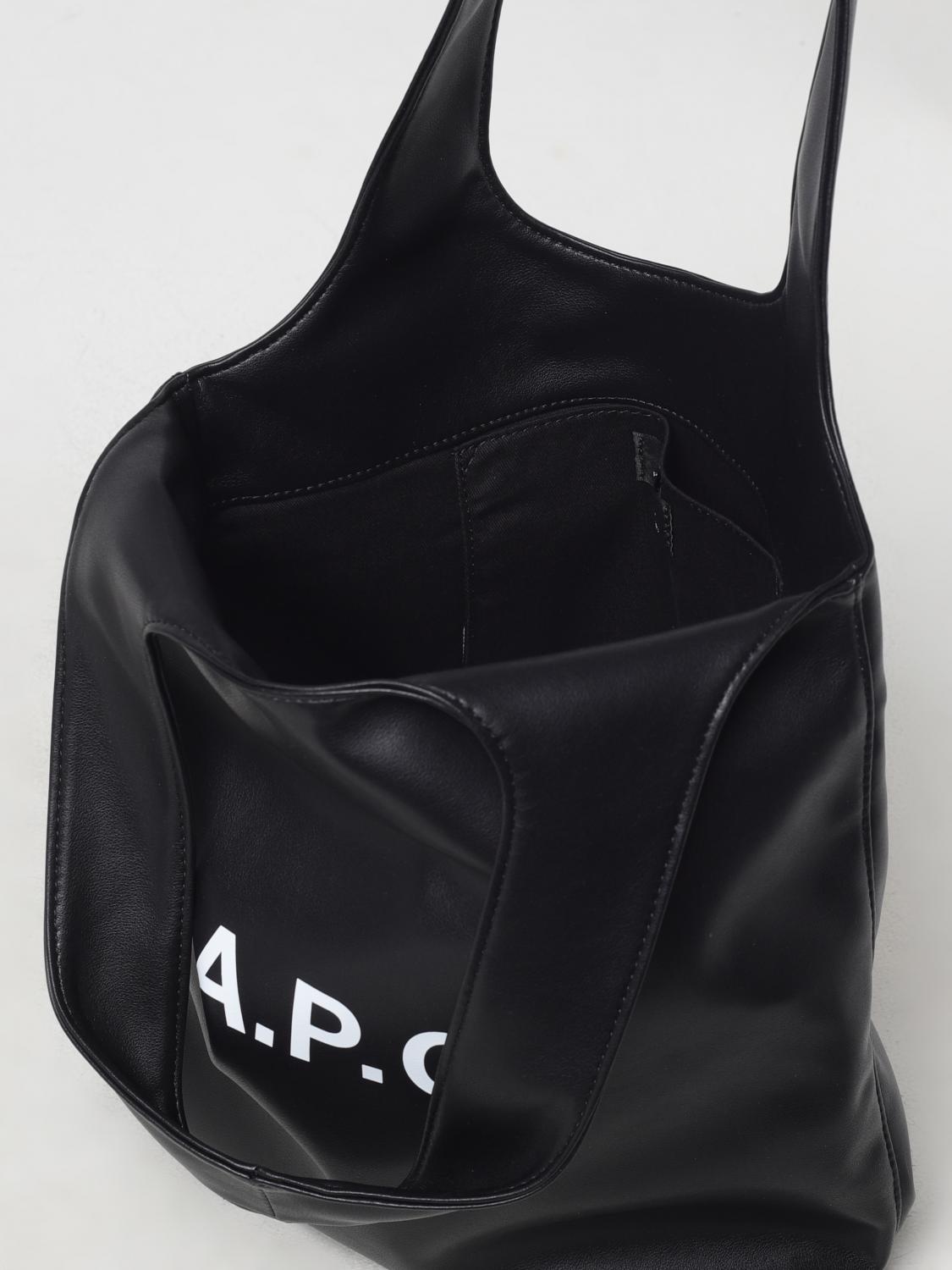 A.P.C. BORSA: Borsa Ninon A.P.C. in pelle sintetica , Nero - Img 3