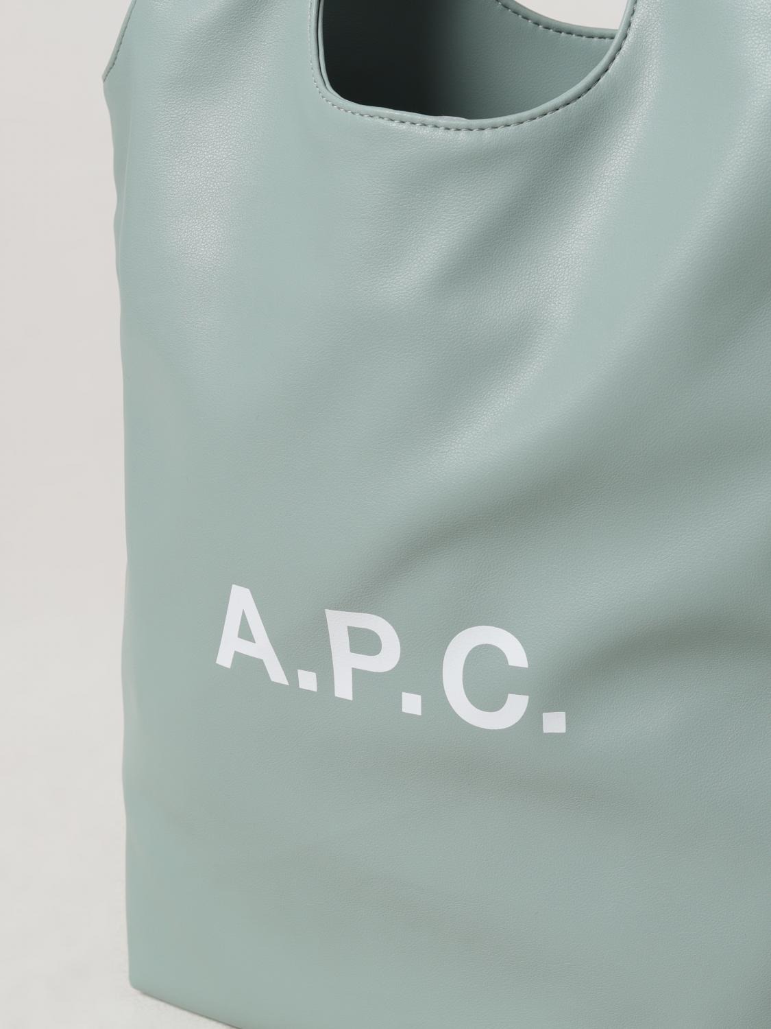 A.P.C. BORSA: Borsa Ninon A.P.C. in pelle sintetica , Blue - Img 3