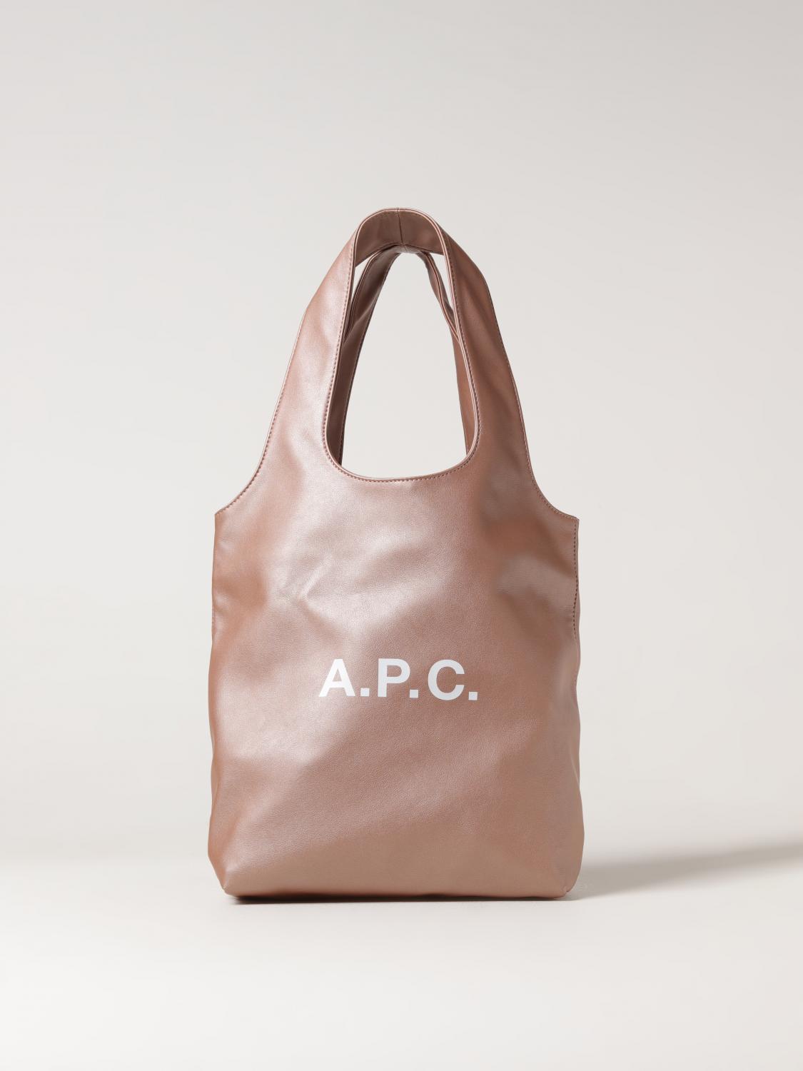 A.P.C. TOTE BAGS: Shoulder bag woman A.P.C., Pink - Img 1