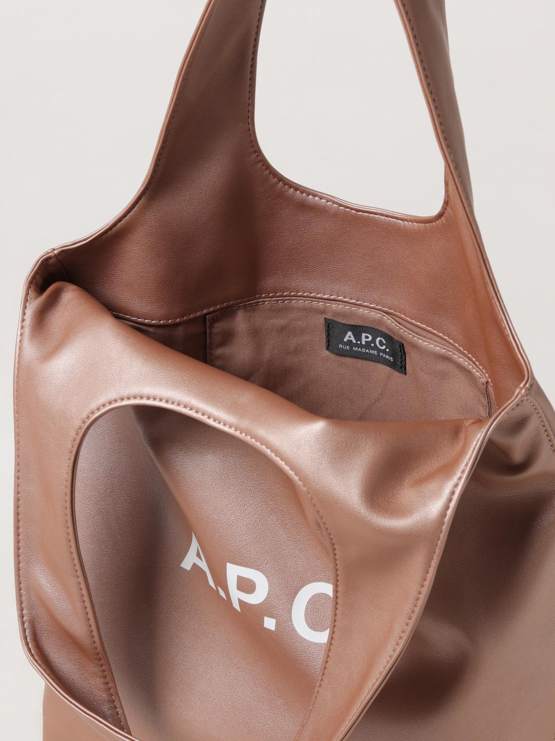 A.P.C. TOTE BAGS: Shoulder bag woman A.P.C., Pink - Img 3