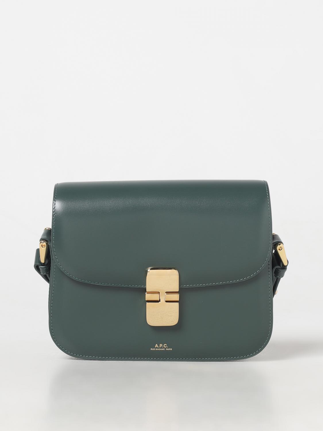 A.P.C. MINI-TASCHE: Schultertasche damen A.P.C., Grün - Img 1