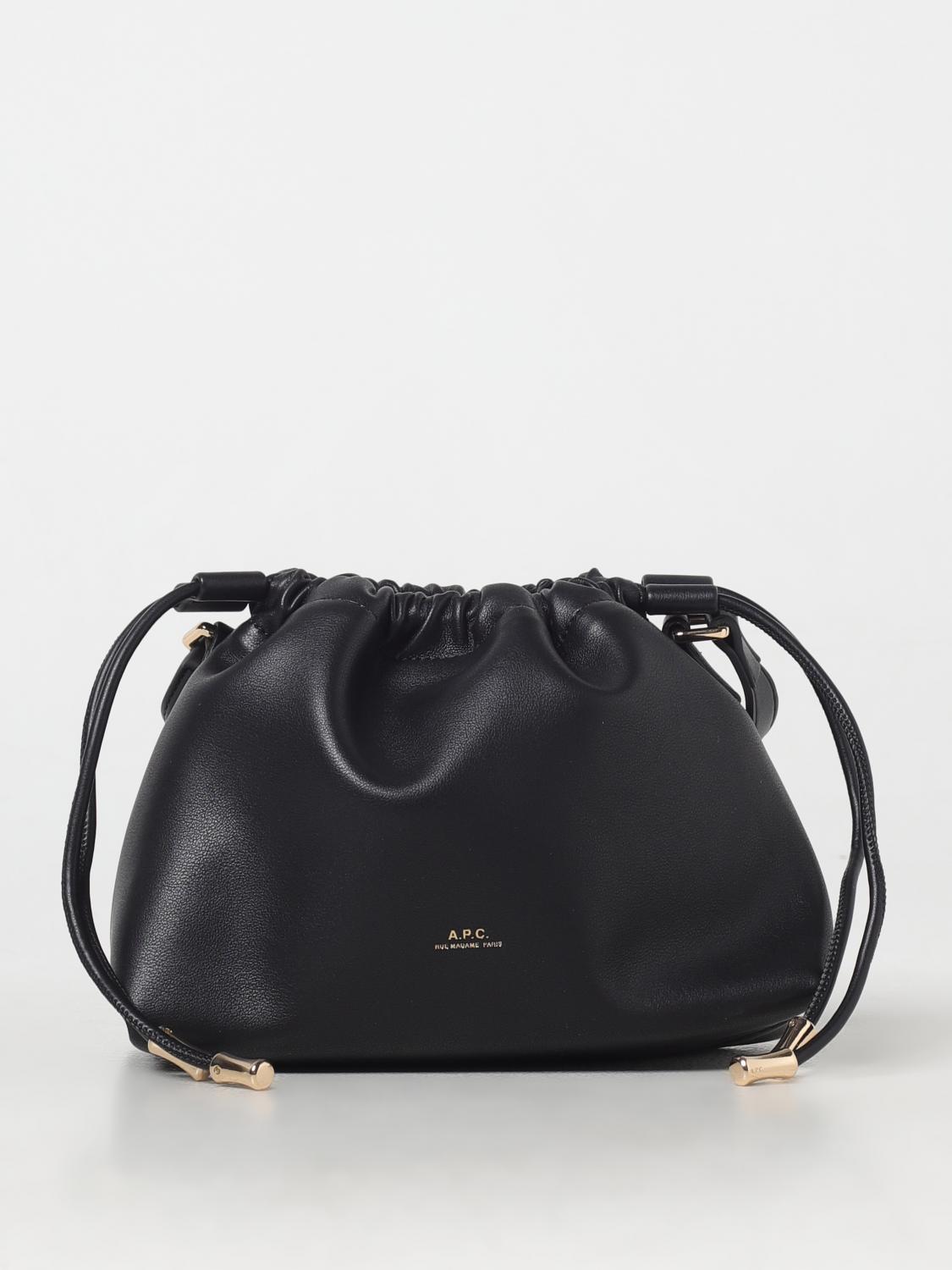 A.P.C. MINI BAG: Shoulder bag woman A.P.C., Black - Img 1