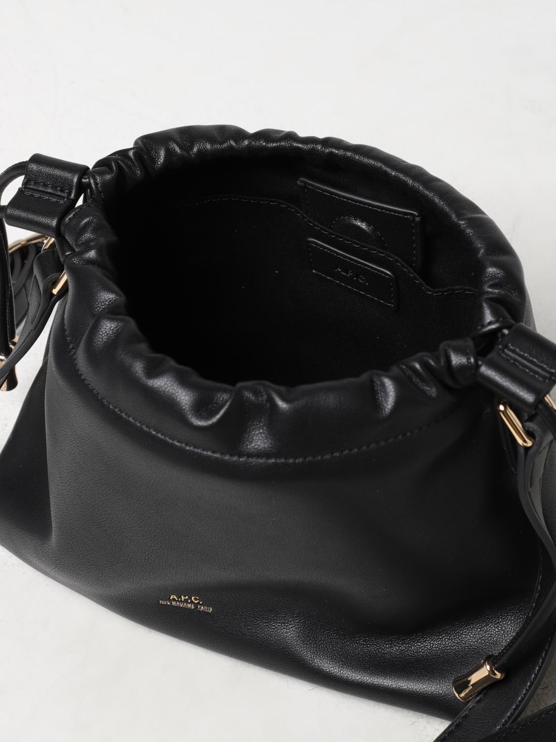 A.P.C. MINI BAG: Shoulder bag woman A.P.C., Black - Img 4