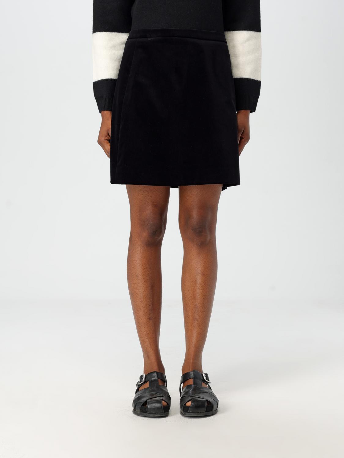 A.P.C. SKIRT: Skirt woman A.P.C., Black - Img 1