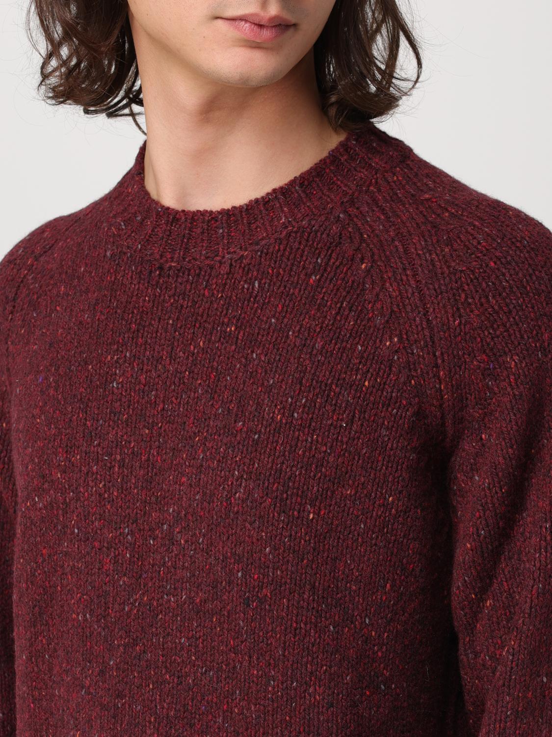 A.P.C. SWEATER: Sweater men A.P.C., Burgundy - Img 3