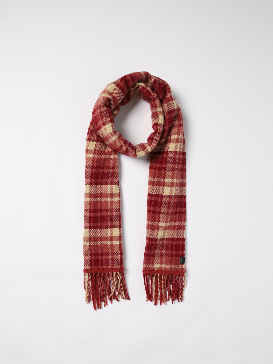 WOOLRICH SCHAL: Schal damen Woolrich, Burgunderrot - Img 2