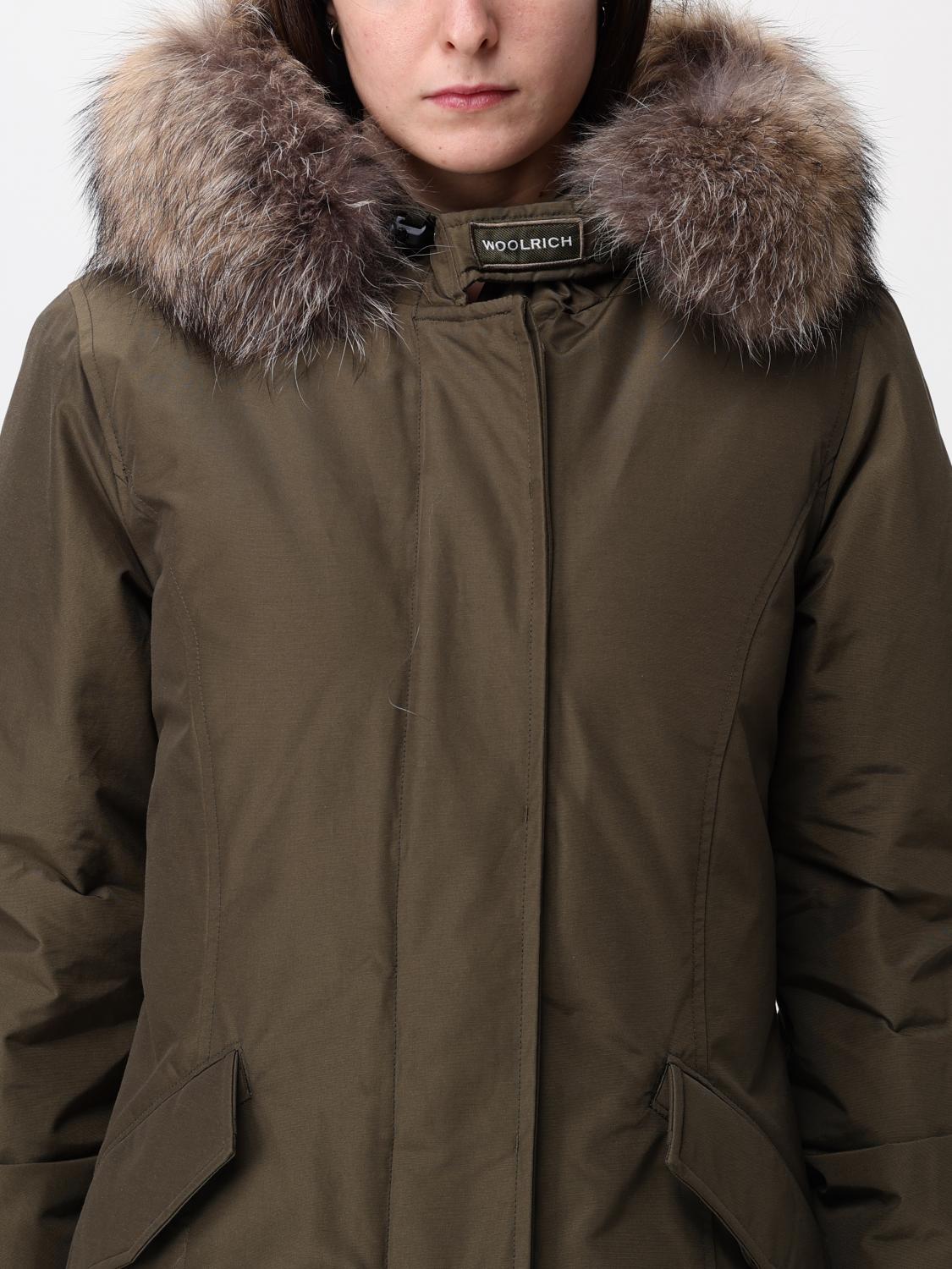 WOOLRICH GIACCA: Parka Artic con cappuccio Woolrich, Verde - Img 4