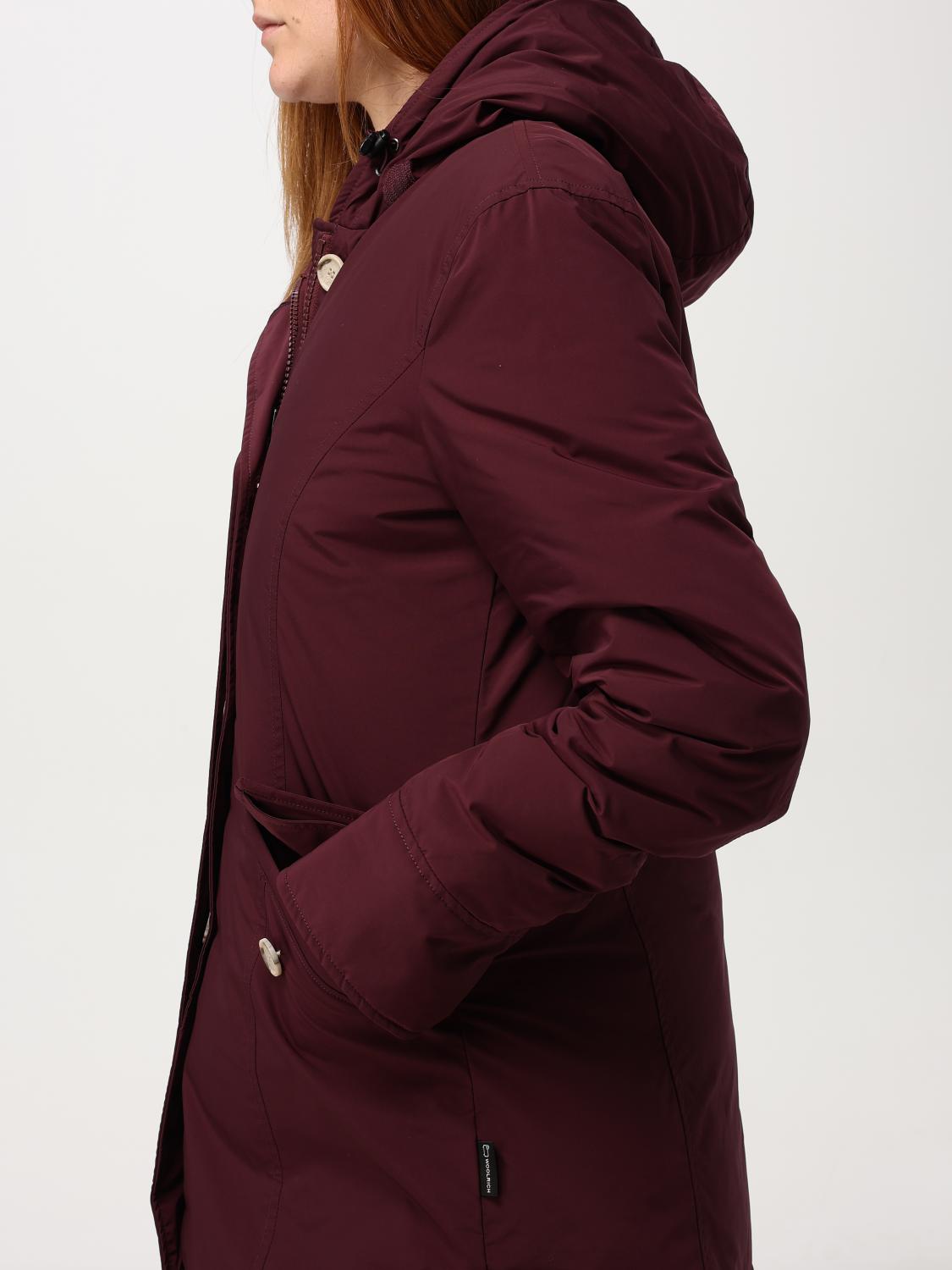 WOOLRICH JACKET: Jacket woman Woolrich, Burgundy - Img 4