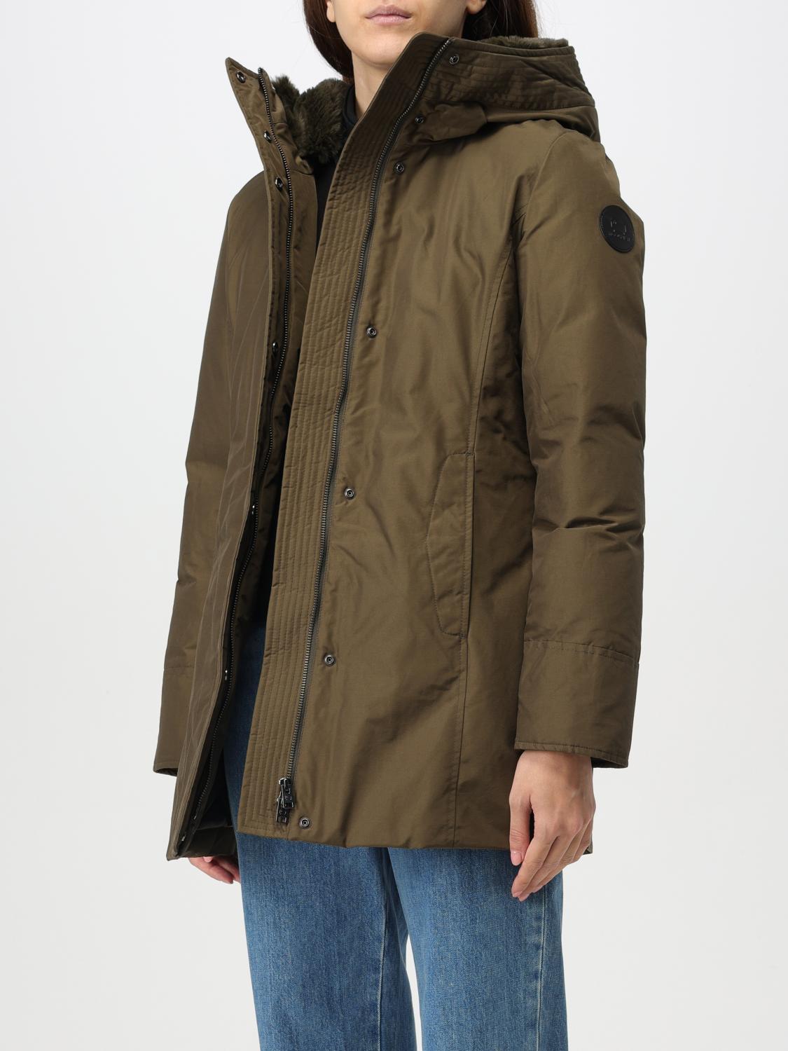 WOOLRICH GIACCA: Giubbotto Woolrich in misto cotone , Verde - Img 3