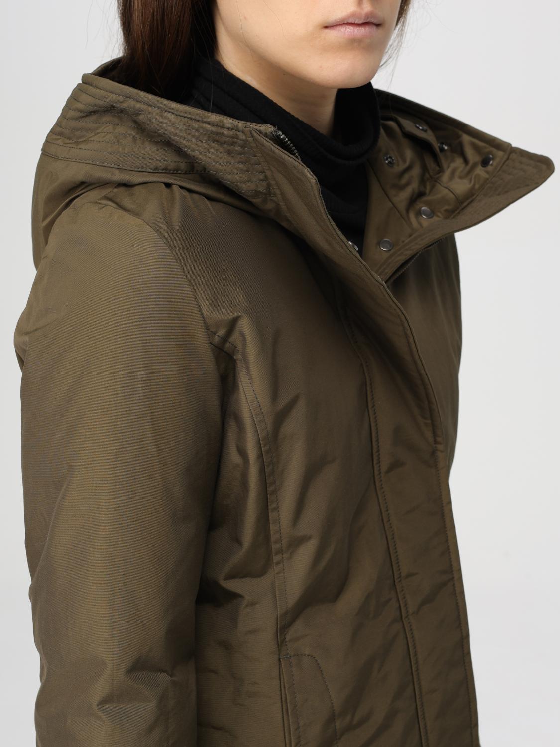 WOOLRICH GIACCA: Giubbotto Woolrich in misto cotone , Verde - Img 4