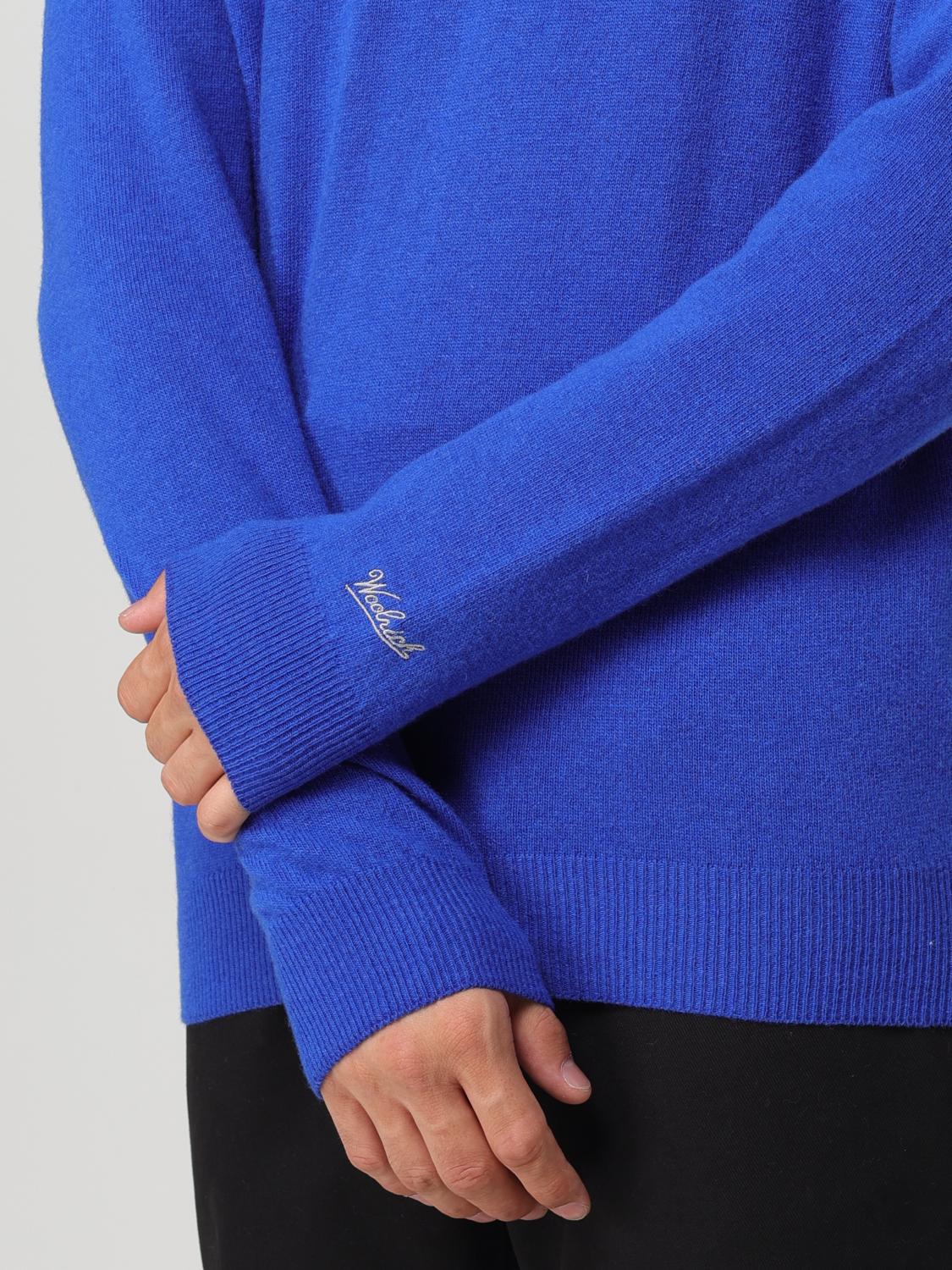WOOLRICH PULLOVER: Pullover herren Woolrich, Royal Blue - Img 3