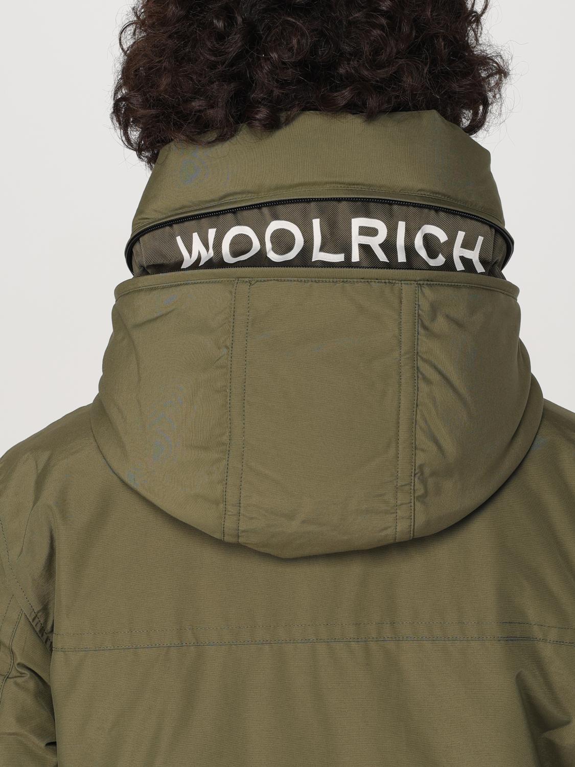 WOOLRICH GIACCA: Giubbotto Woolrich in misto cotone , Verde - Img 4