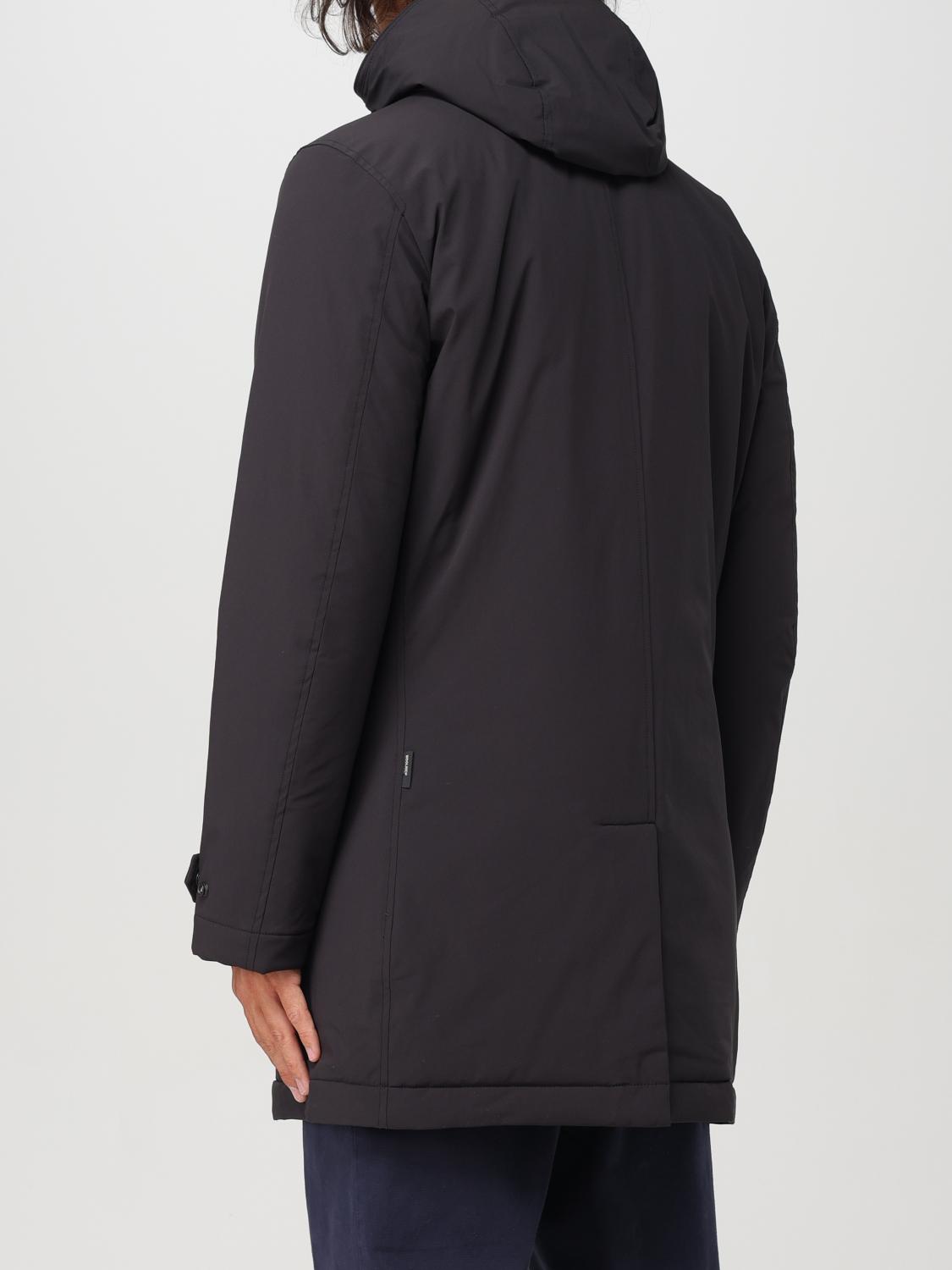 WOOLRICH 外套: 外套 男士 Woolrich, 黑色 - Img 2