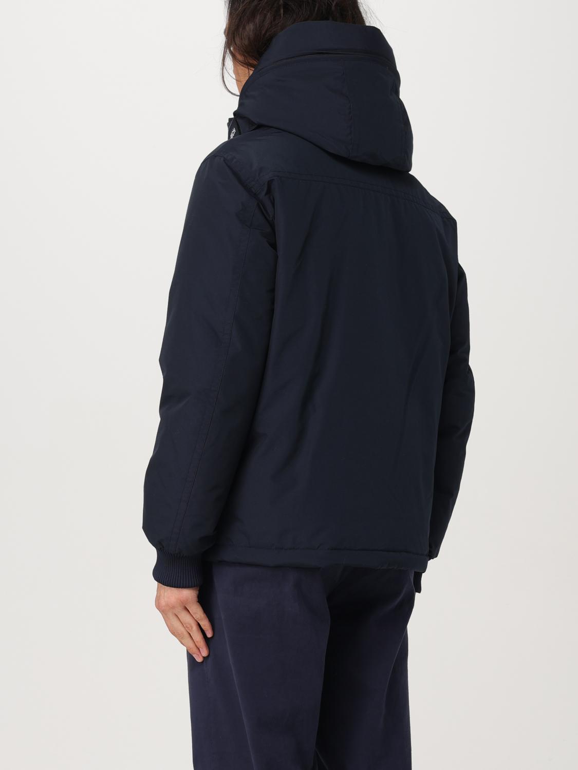 WOOLRICH GIACCA: Piumino Woolrich in misto cotone , Blue - Img 2