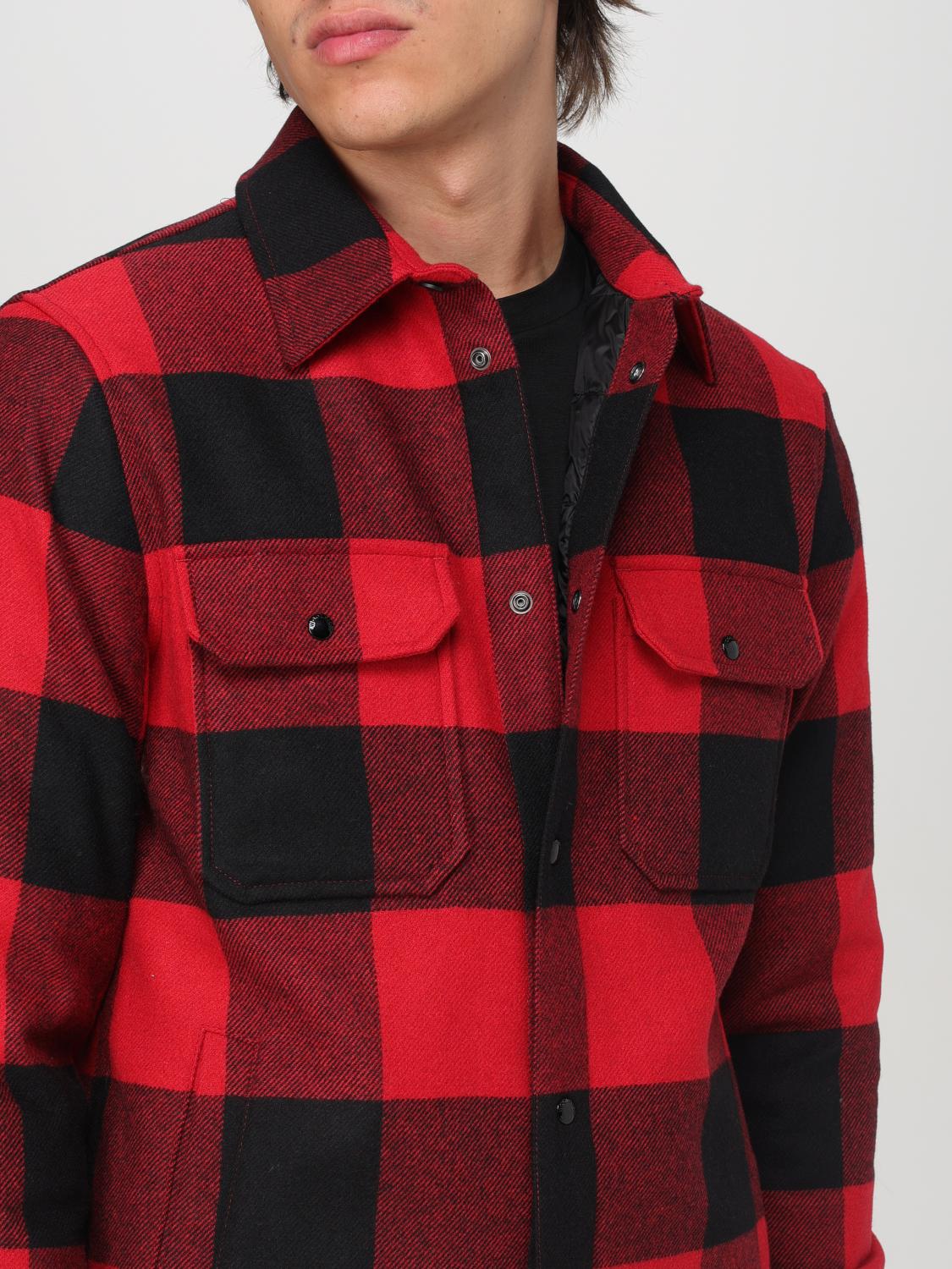 WOOLRICH HEMD: Hemd herren Woolrich, Cherry - Img 4