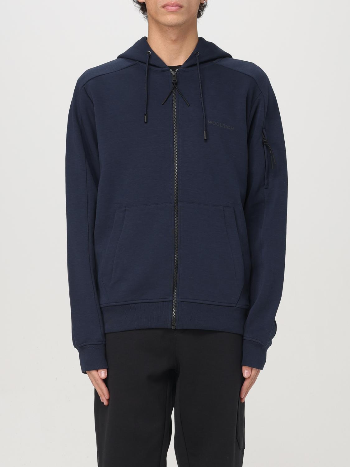 WOOLRICH SWEATSHIRT: Sweatshirt men Woolrich, Blue - Img 1