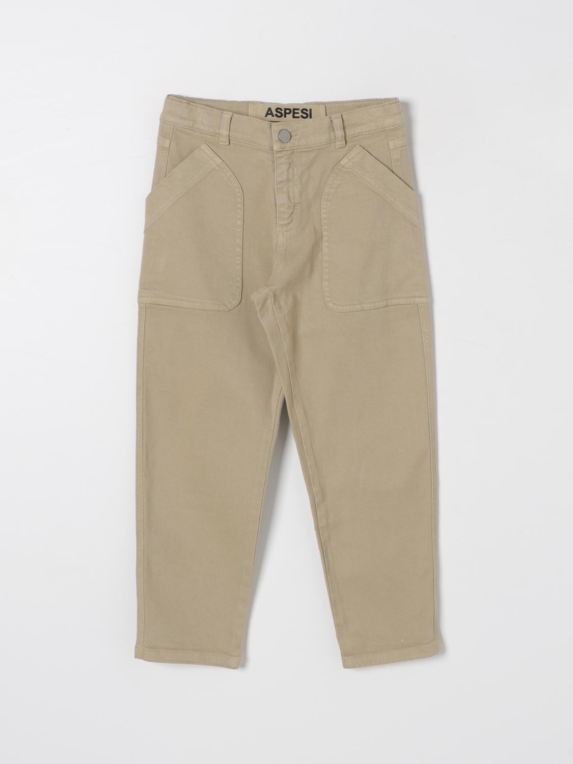 ASPESI PANTS: Pants kids Aspesi, Beige - Img 1