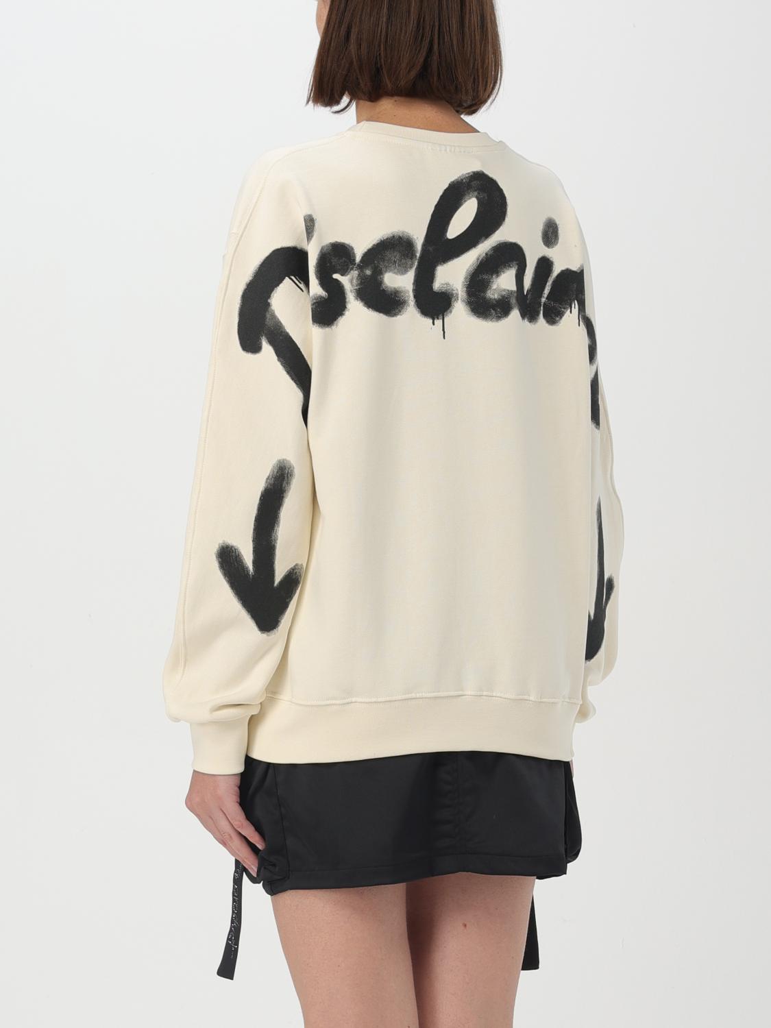 DISCLAIMER SWEATSHIRT: Sweatshirt damen Disclaimer, Yellow Cream - Img 2