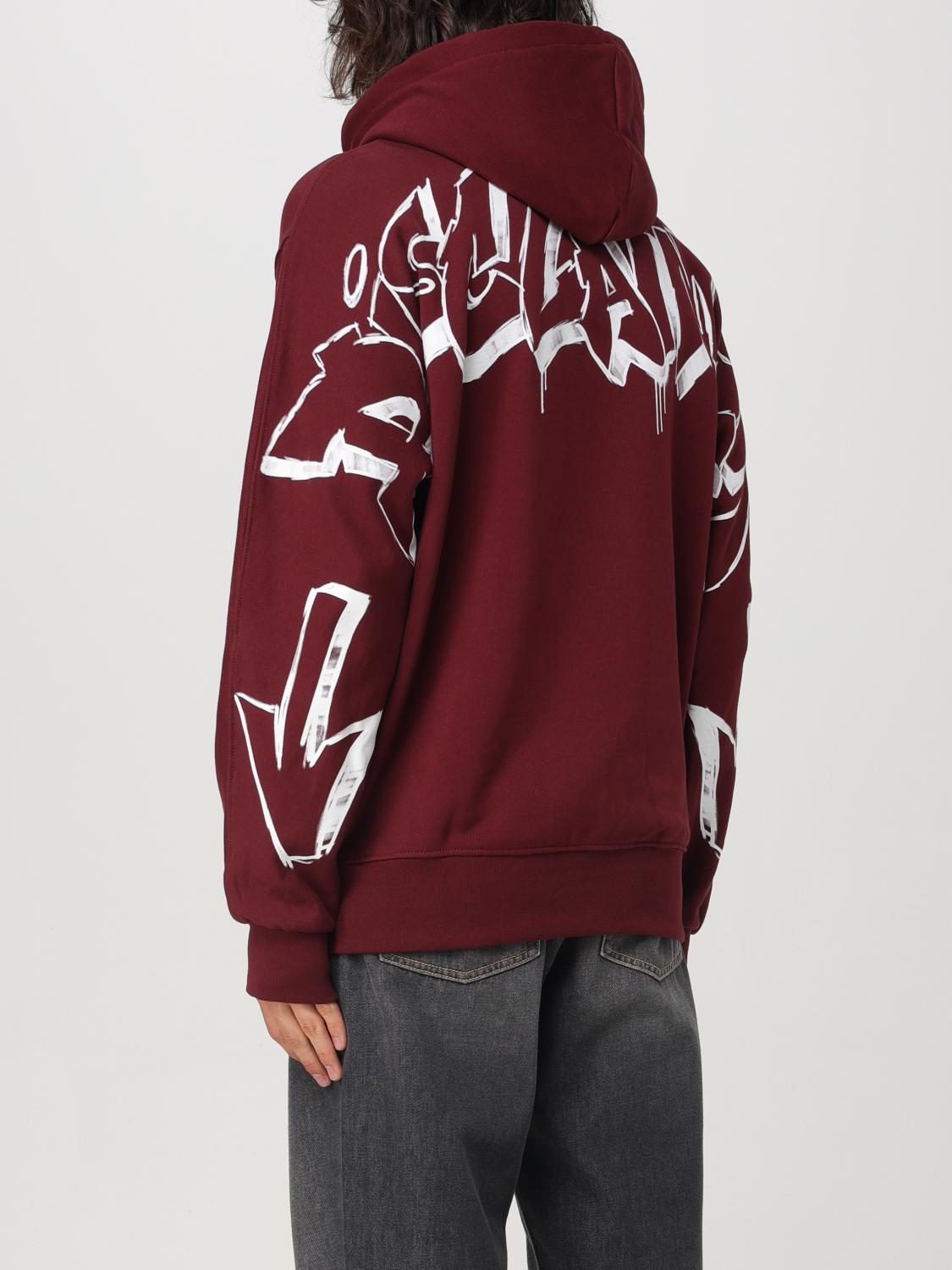 DISCLAIMER SWEATSHIRT: Sweatshirt homme Disclaimer, Rouge - Img 2