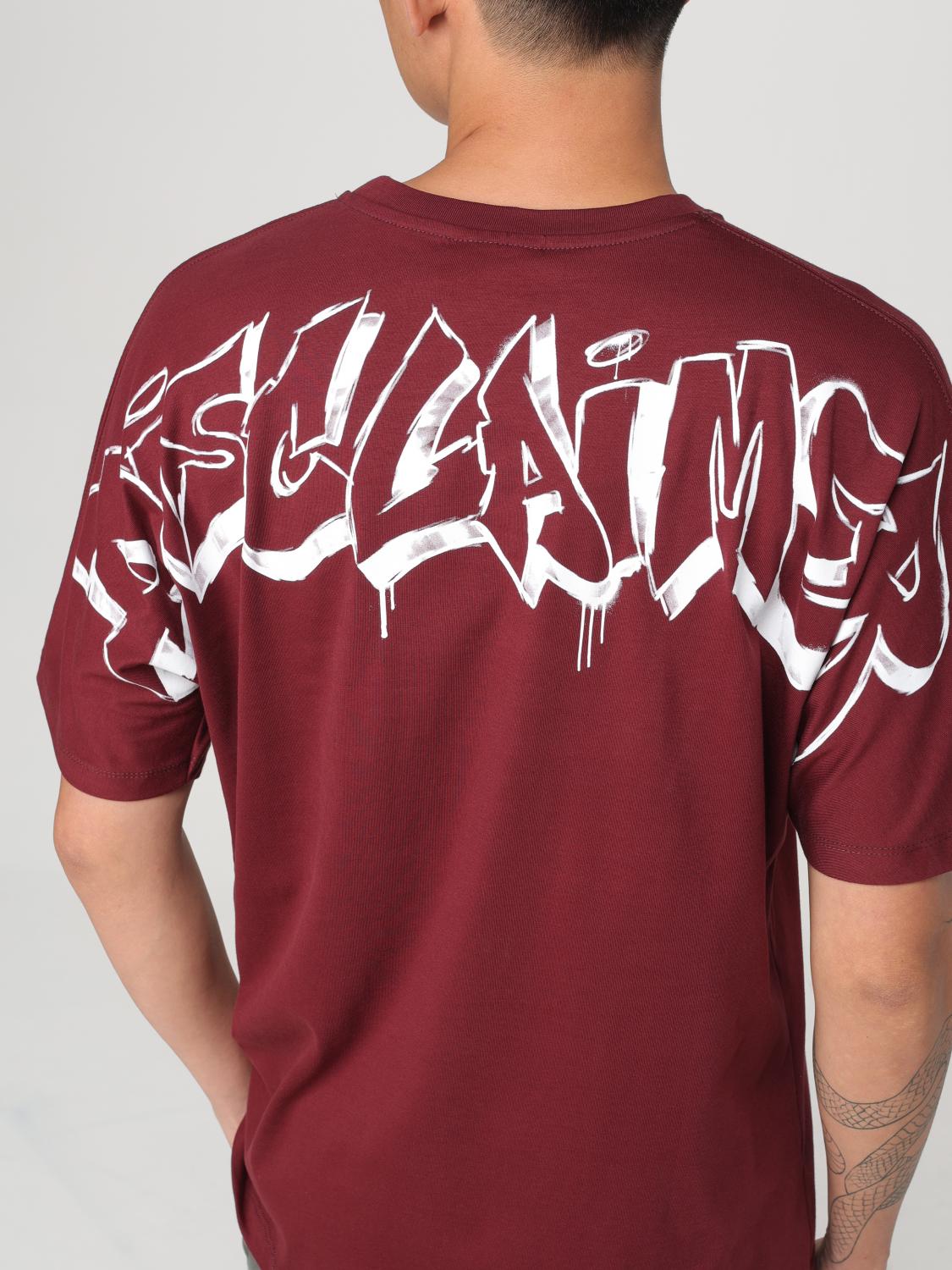 DISCLAIMER CAMISETA: Camiseta hombre Disclaimer, Granate - Img 3