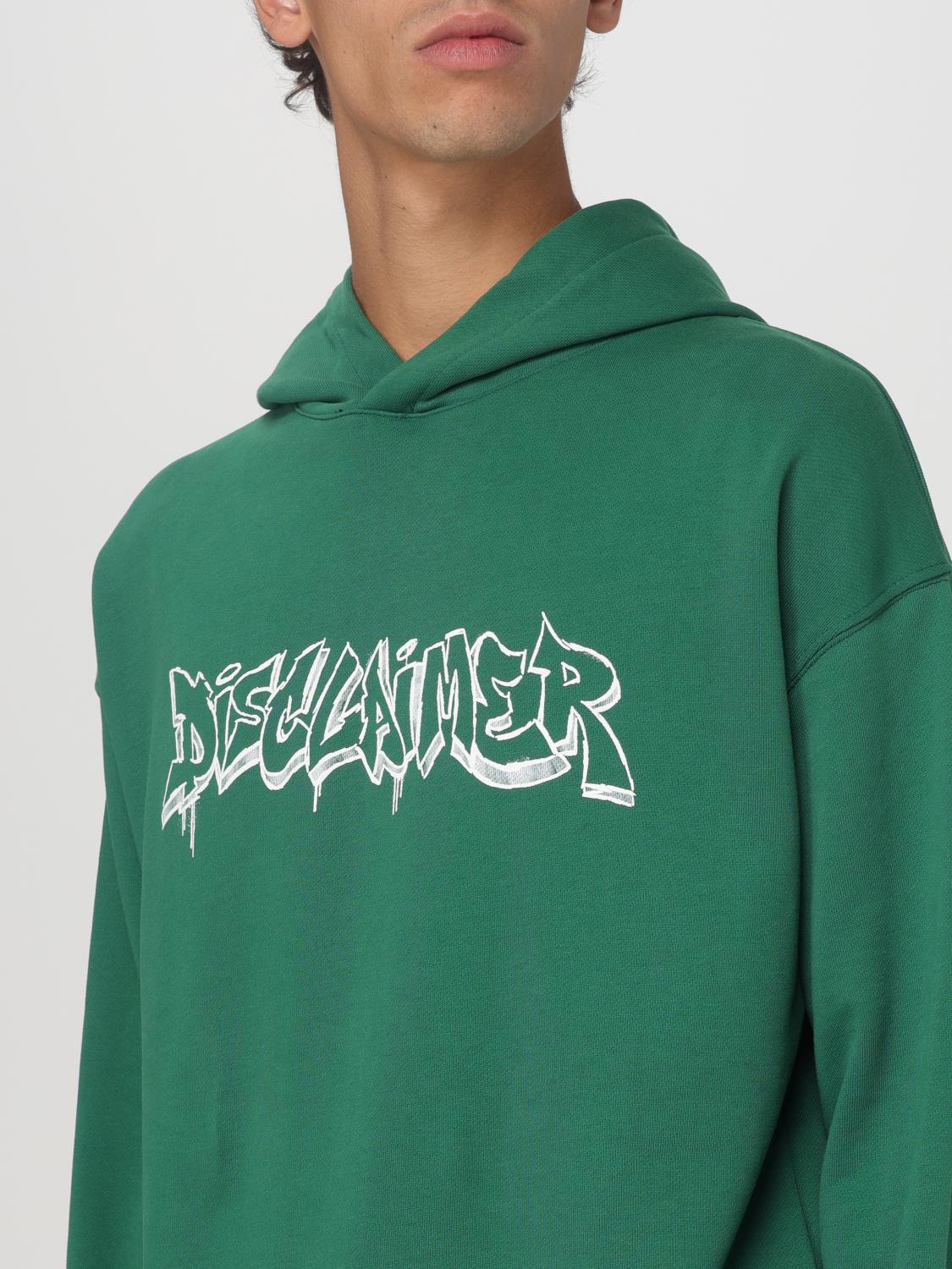 DISCLAIMER SWEATSHIRT: Sweatshirt men Disclaimer, Green - Img 3