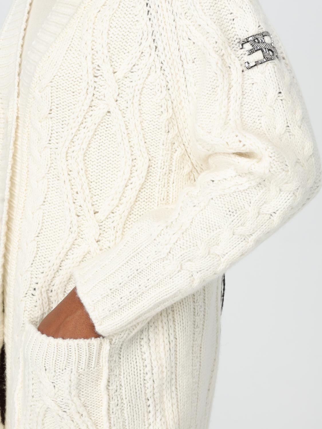 ERMANNO SCERVINO LIFE CARDIGAN: Ermanno Scervino Life wool blend cardigan, Yellow Cream - Img 5