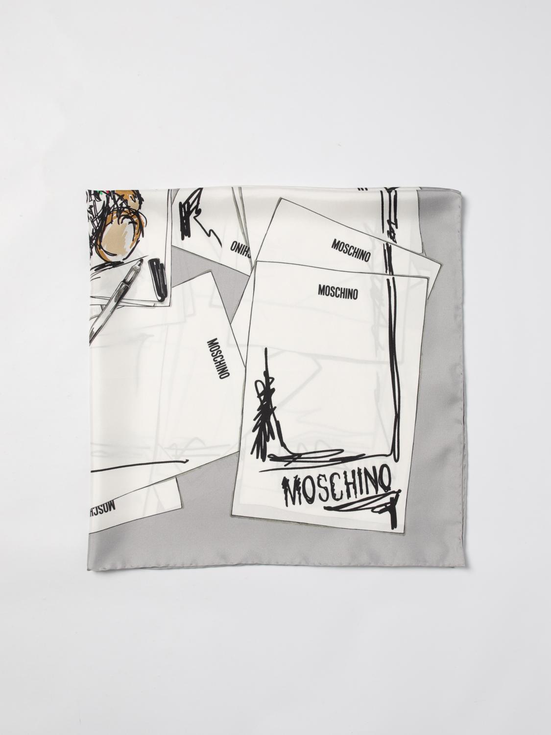 MOSCHINO COUTURE NECK SCARF: Neck scarf woman Moschino Couture, Grey 1 - Img 1