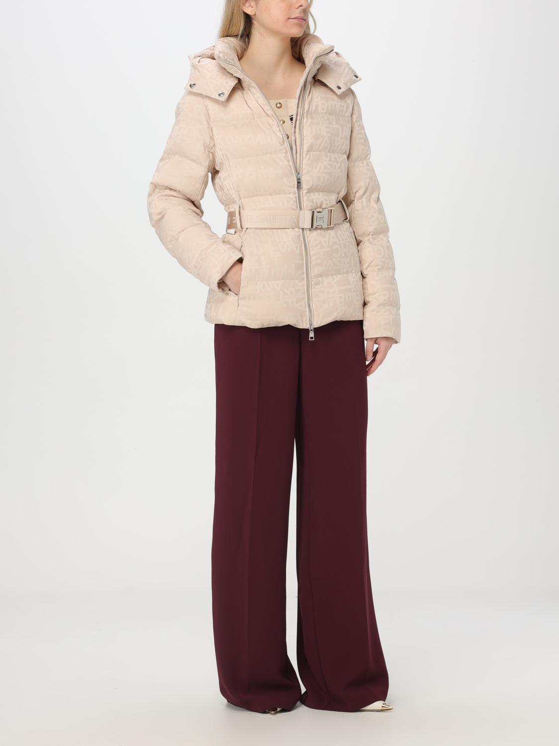 ELISABETTA FRANCHI PANTS: Pants woman Elisabetta Franchi, Burgundy - Img 2