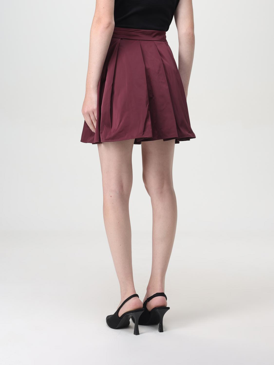 ELISABETTA FRANCHI FALDA: Falda mujer Elisabetta Franchi, Granate - Img 2