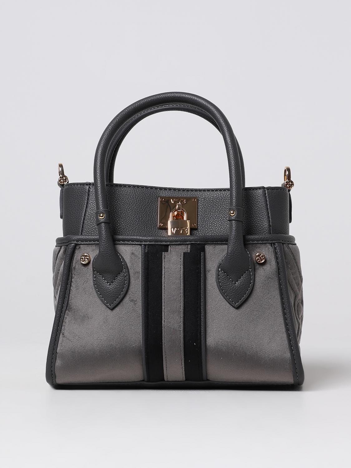 V73 BORSA A SPALLA: Borsa a spalla donna V73, Grigio - Img 1