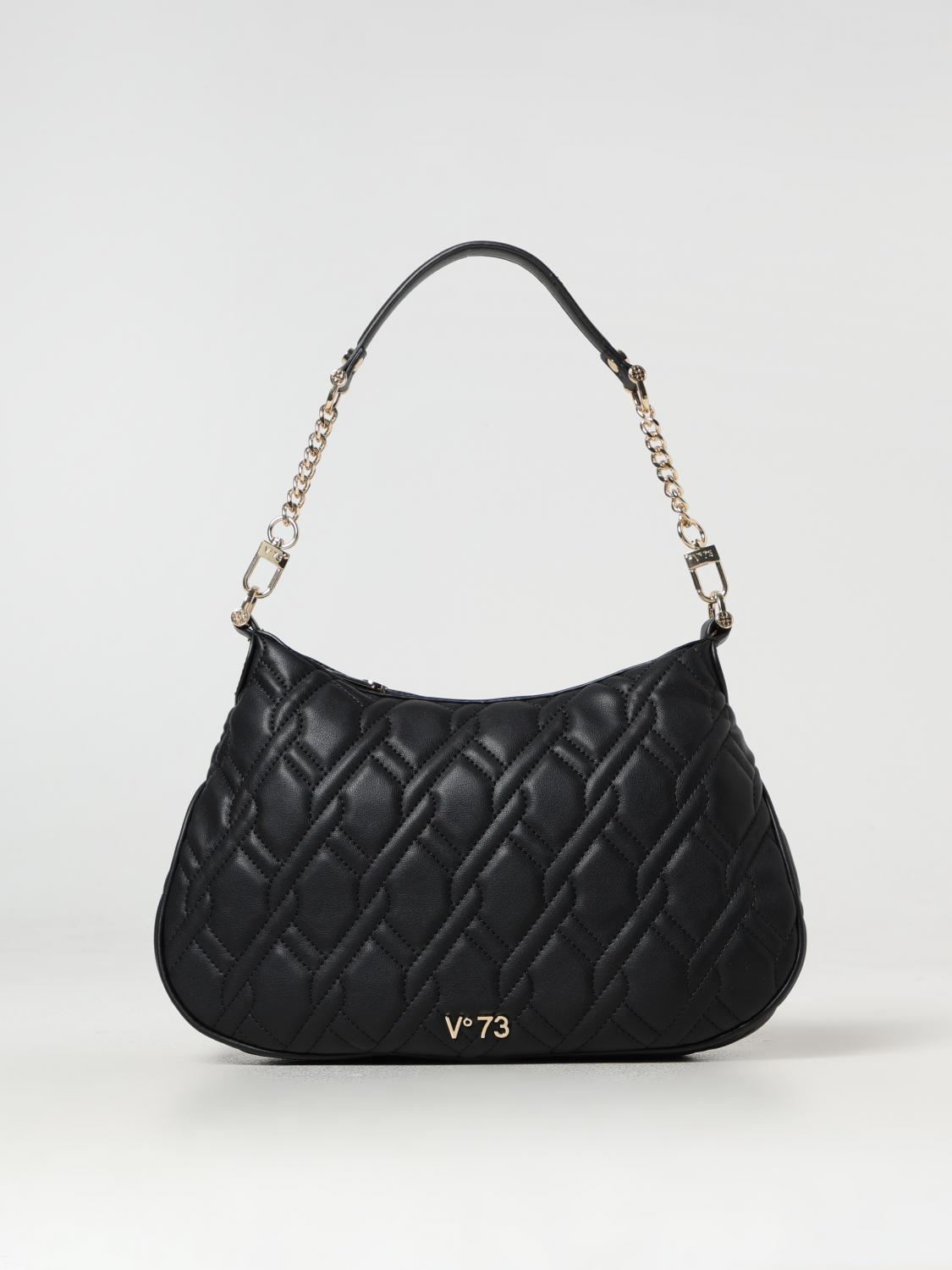 V73 SHOULDER BAG: Shoulder bag woman V73, Black - Img 1