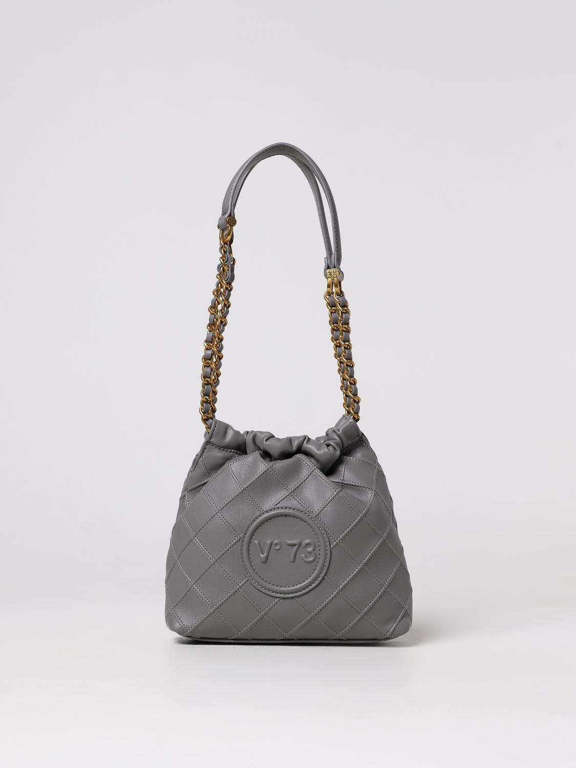 V73 BORSA A SPALLA: Borsa a spalla donna V73, Grigio - Img 1