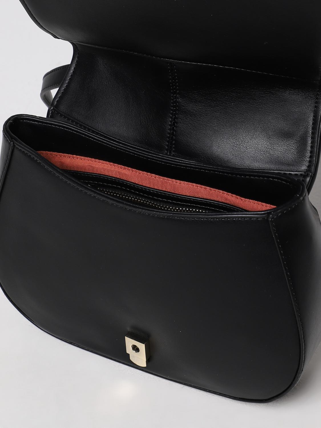 V73 SHOULDER BAG: Shoulder bag woman V73, Black - Img 3