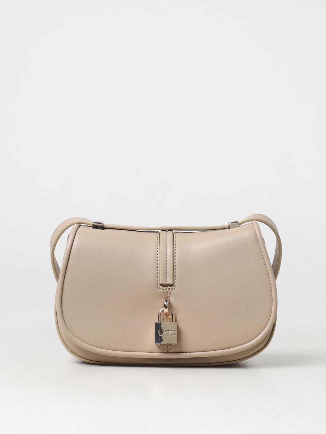 V73 SAC PORTÉ ÉPAULE: Sac porté épaule femme V73, Beige - Img 1