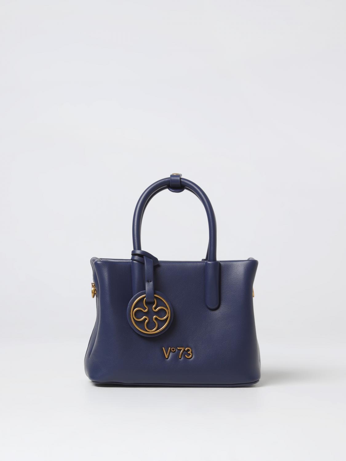 V73 TOTE BAGS: Shoulder bag woman V73, Blue - Img 1