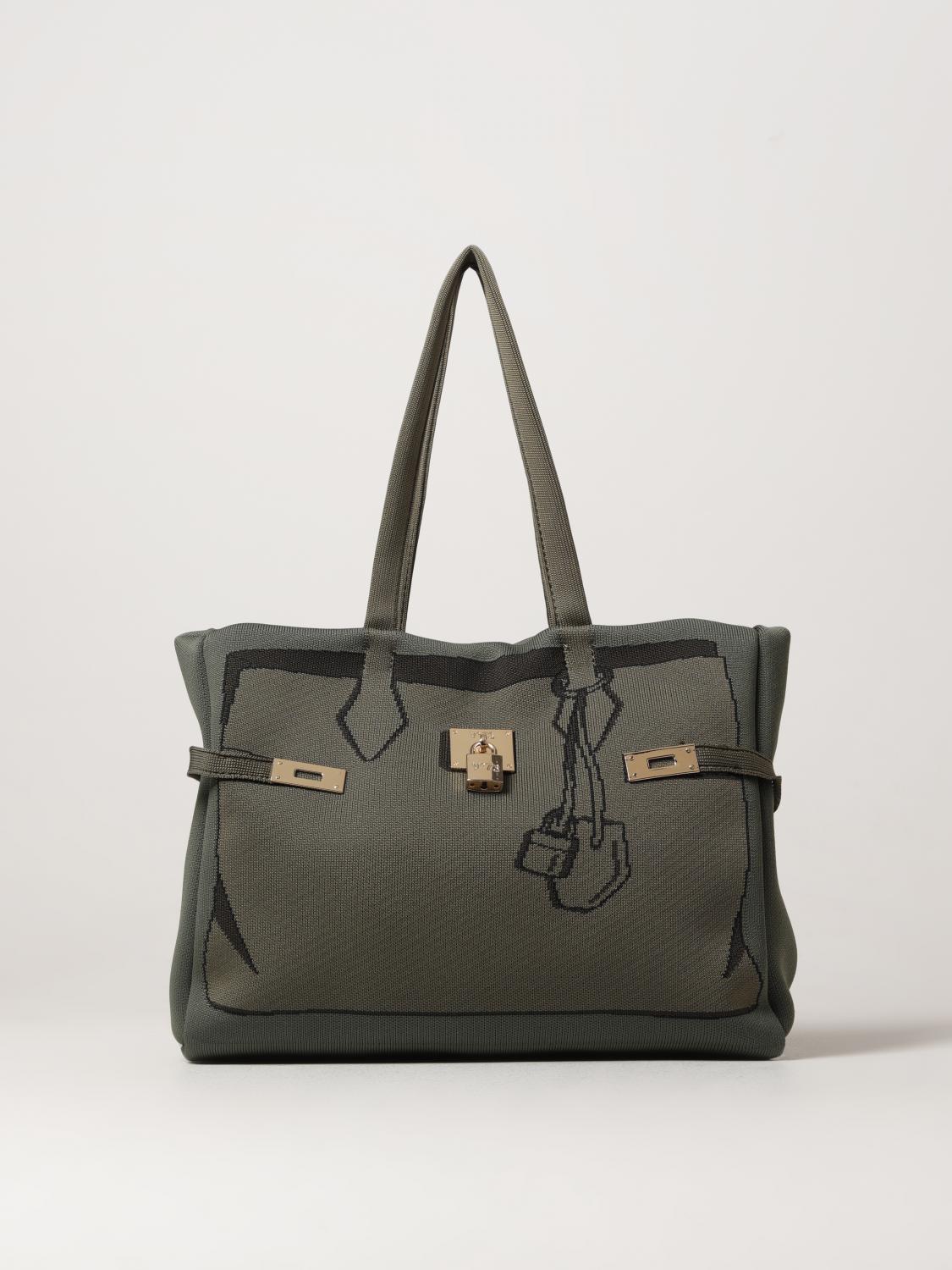 V73 BORSA A SPALLA: Borsa a spalla donna V73, Militare - Img 1