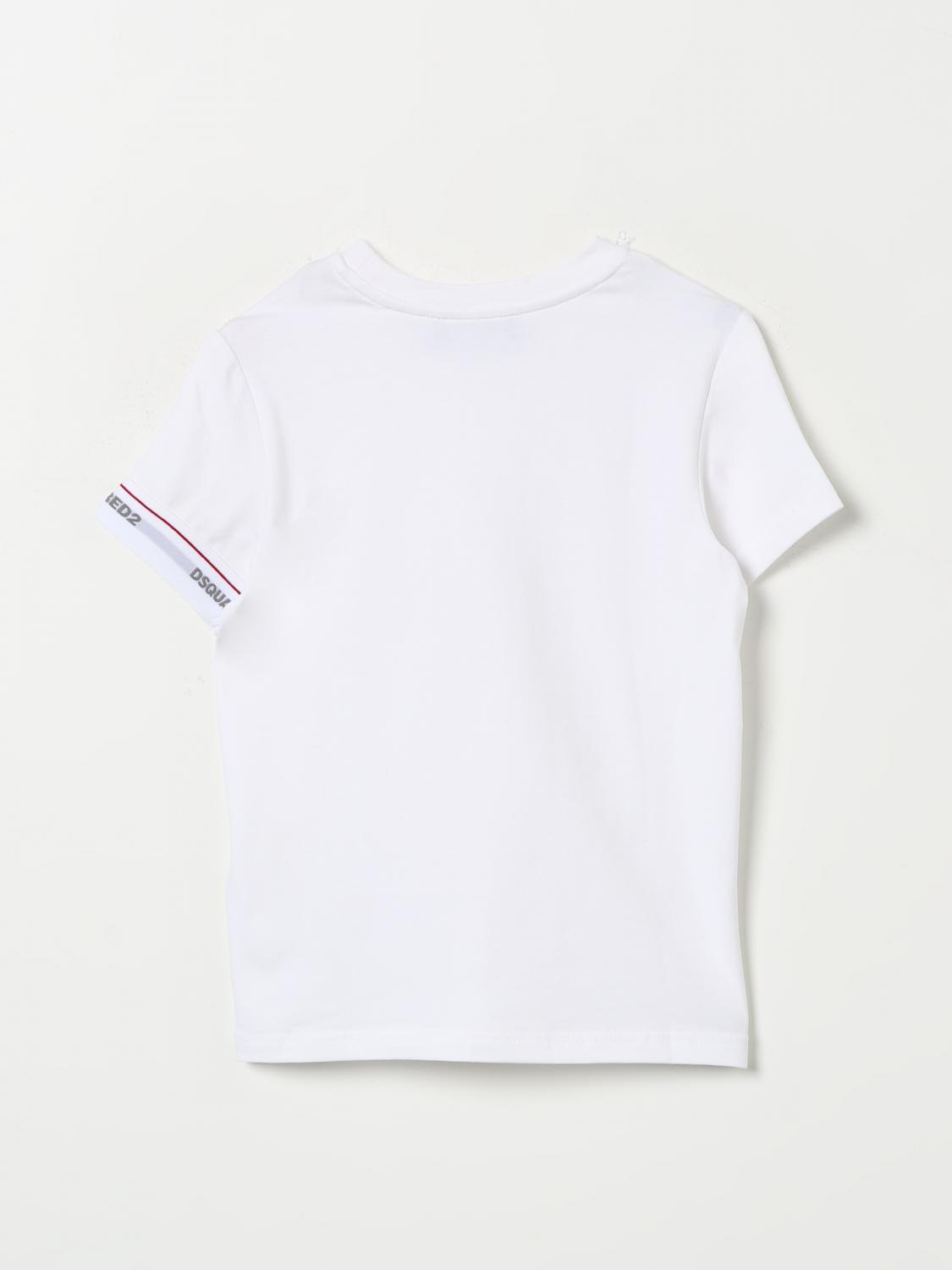 DSQUARED2 CAMISETA: Camiseta niños Dsquared2 Junior, Blanco - Img 2