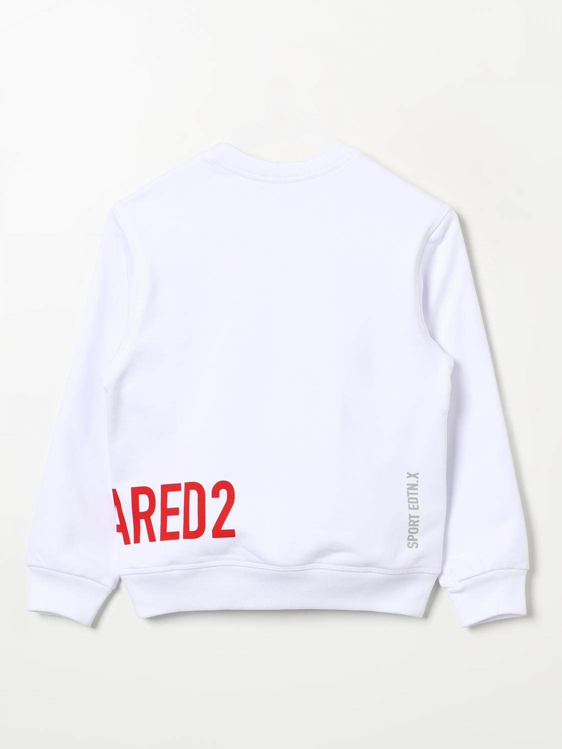 DSQUARED2 PULL: Pull enfant Dsquared2 Junior, Blanc - Img 2