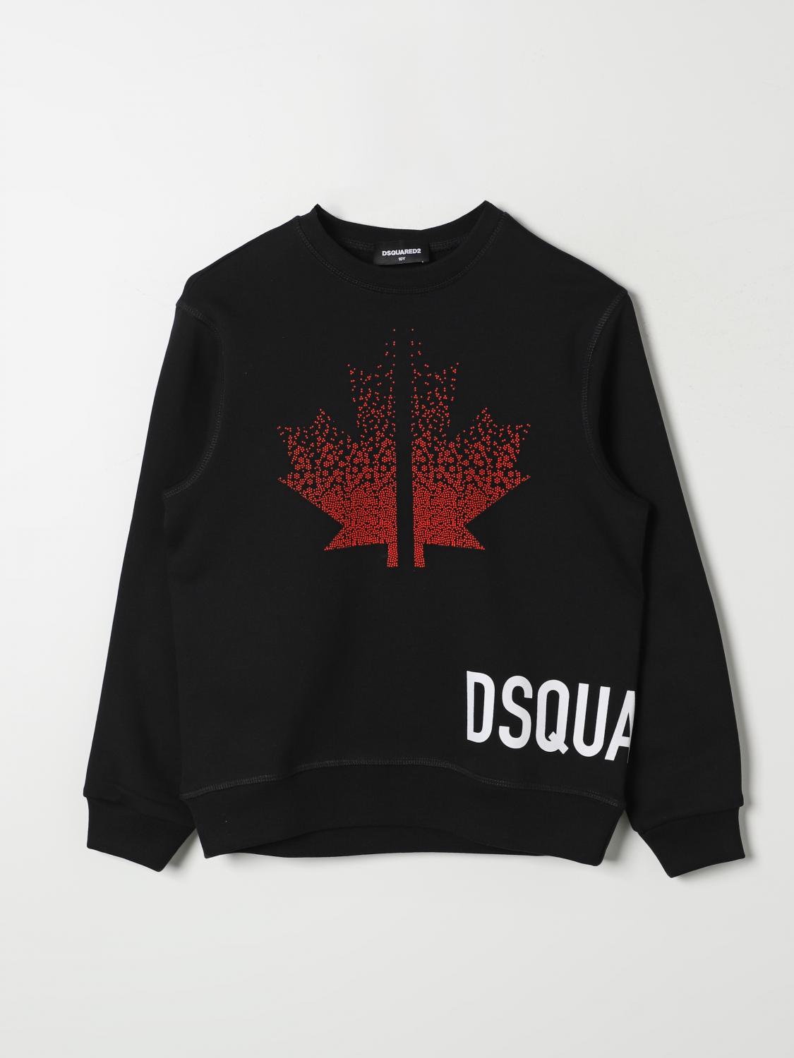DSQUARED2 PULLOVER: Pullover kinder Dsquared2 Junior, Schwarz - Img 1