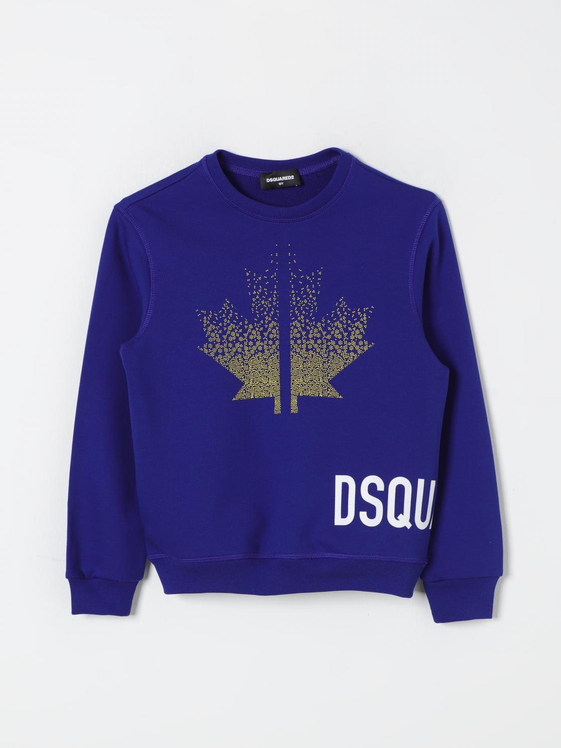 DSQUARED2 PULLOVER: Pullover kinder Dsquared2 Junior, Royal Blue - Img 1