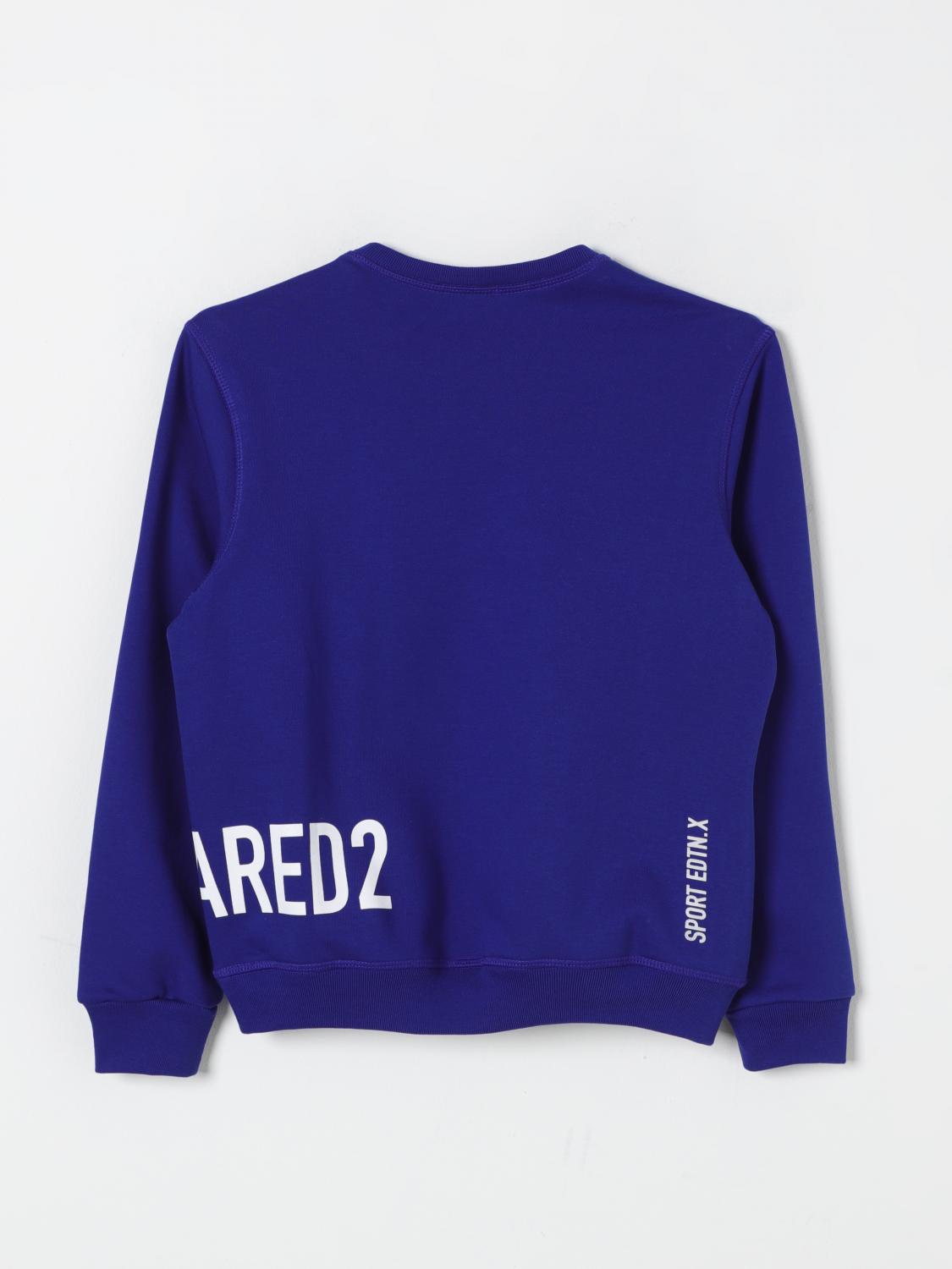 DSQUARED2 PULLOVER: Pullover kinder Dsquared2 Junior, Royal Blue - Img 2