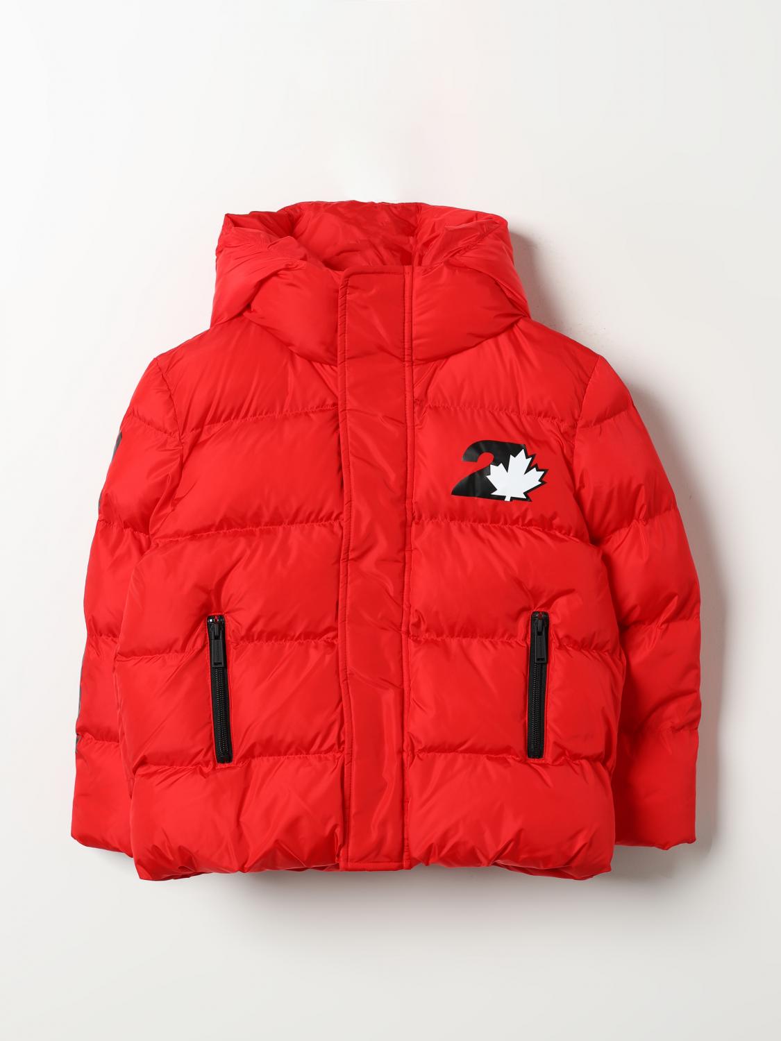 DSQUARED2 VESTE: Veste enfant Dsquared2 Junior, Rouge - Img 1