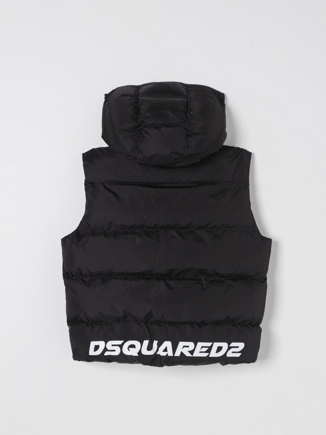 DSQUARED2 CHALECO: Chaqueta niños Dsquared2 Junior, Negro - Img 2