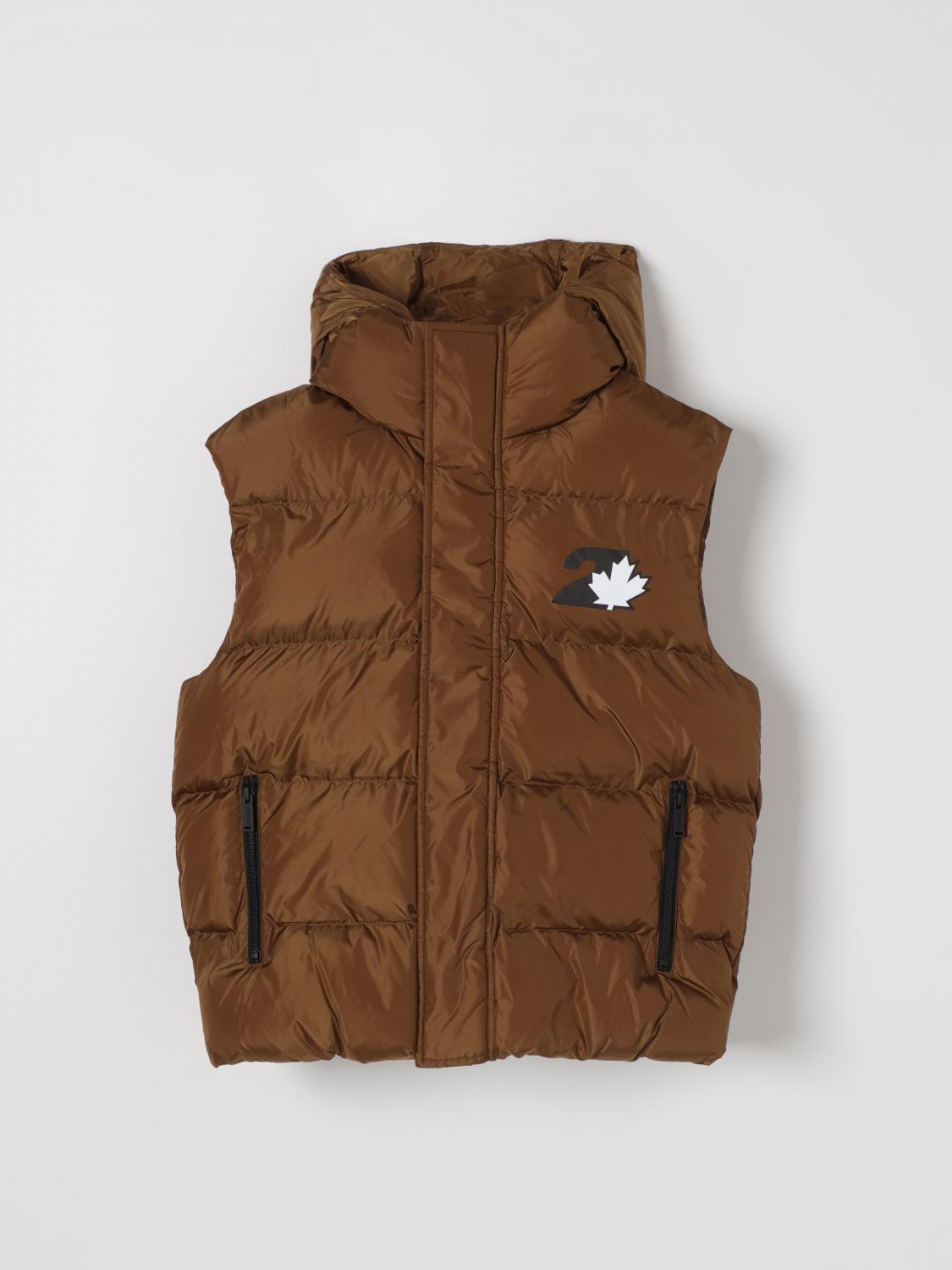 DSQUARED2 GILET: Veste enfant Dsquared2 Junior, Marron - Img 1