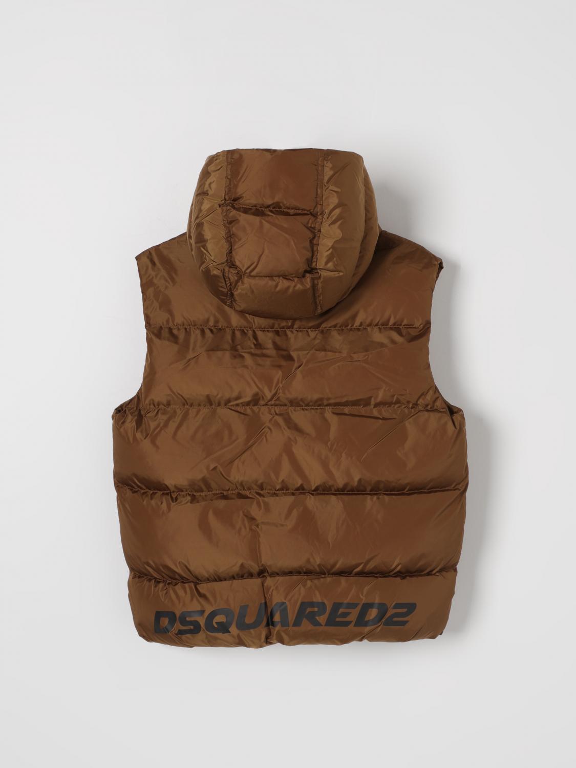 DSQUARED2 GILET: Veste enfant Dsquared2 Junior, Marron - Img 2