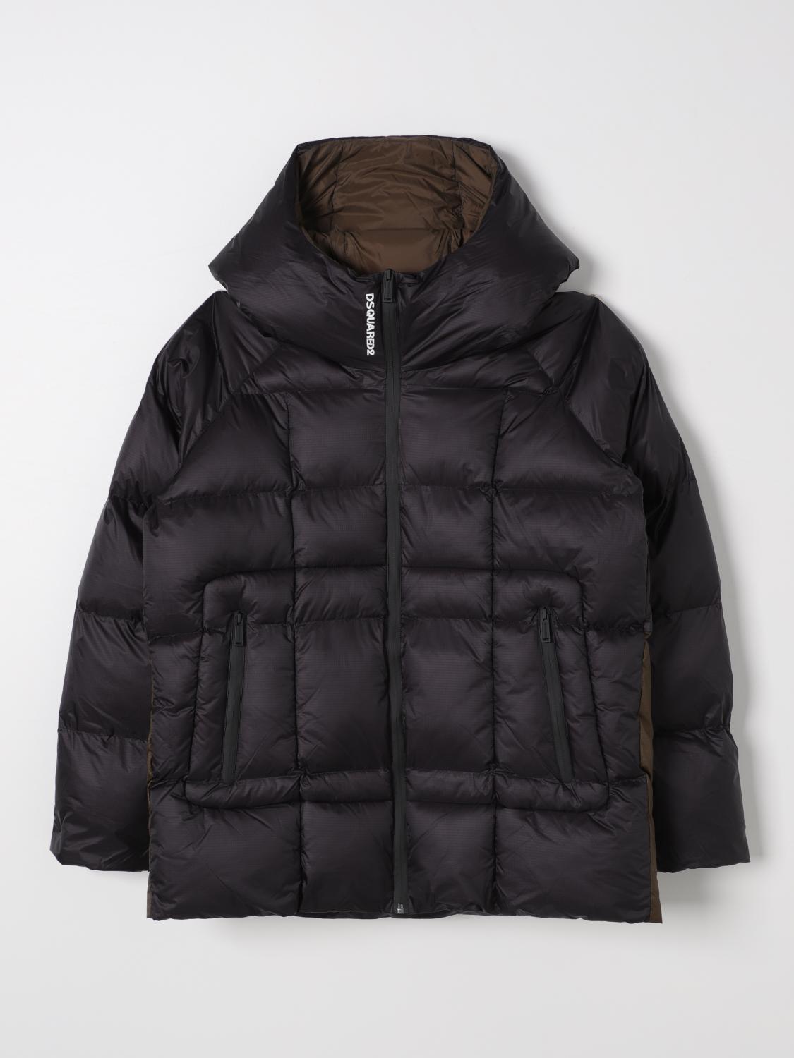 DSQUARED2 JACKET: Jacket kids Dsquared2 Junior, Black - Img 1