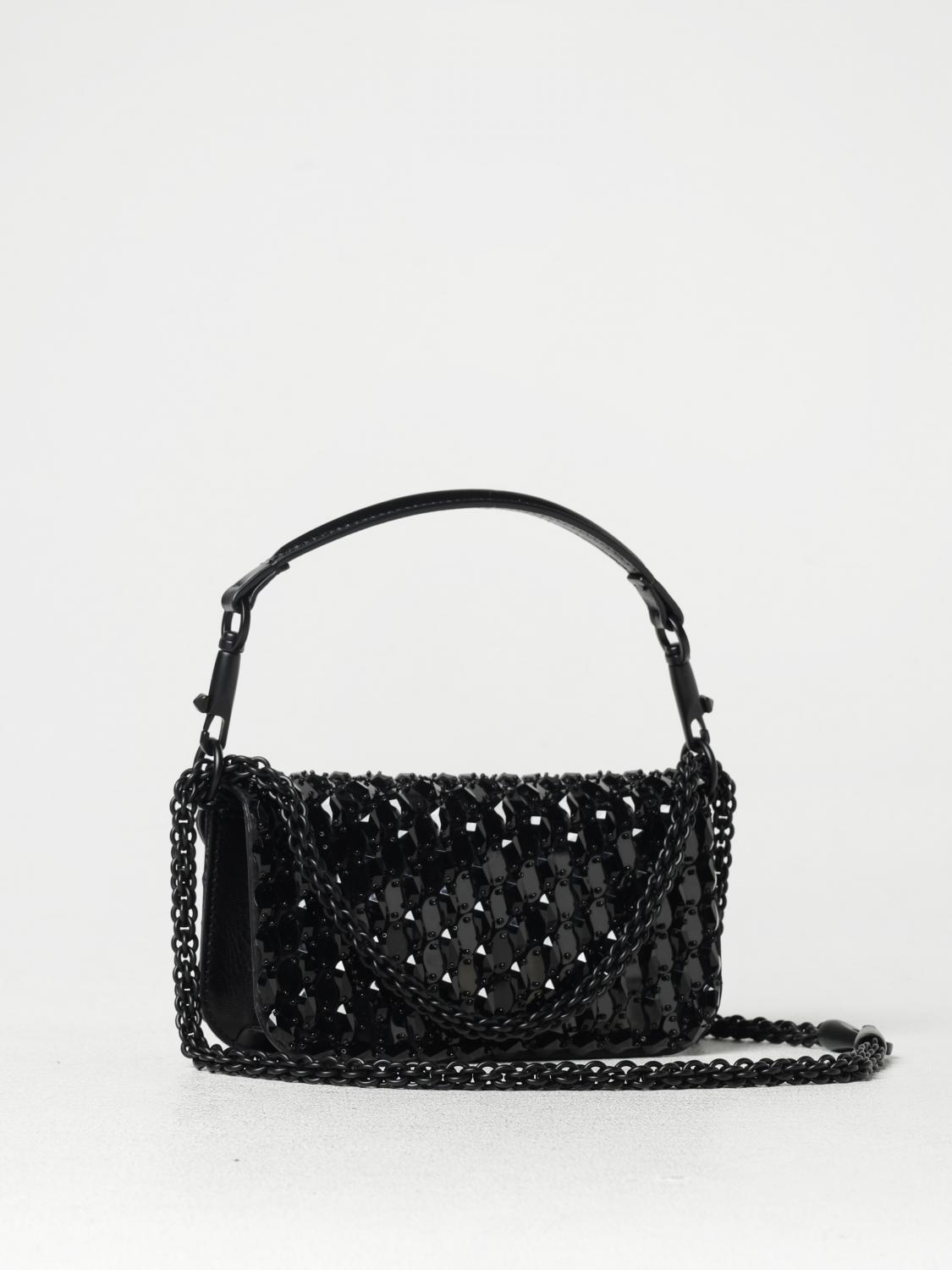 VALENTINO GARAVANI MINI-TASCHE: Schultertasche damen Valentino Garavani, Schwarz - Img 3